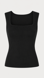 تاپ یقه مربعی کبریتیRibbed Square Neck Tank